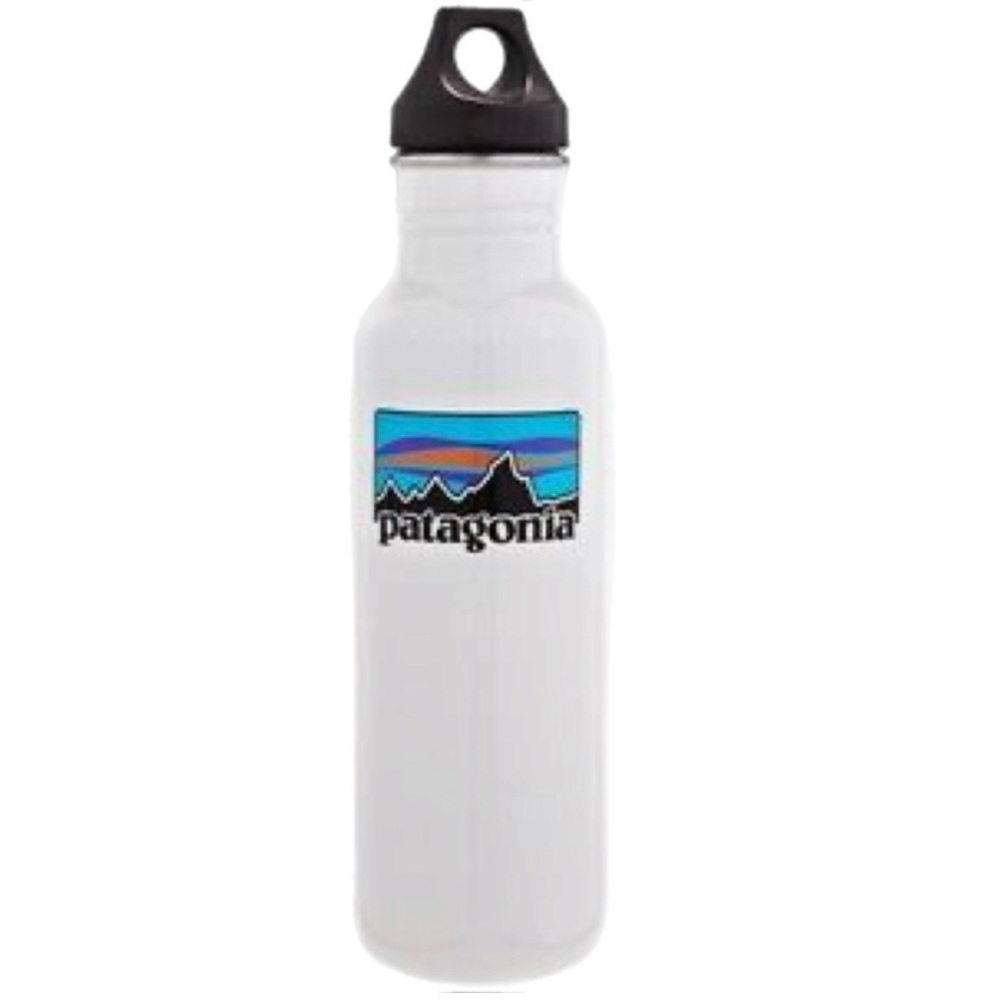 PATAGONIA 73 Logo Klean Kanteen Stainless Water Bottle • 27oz Like New!